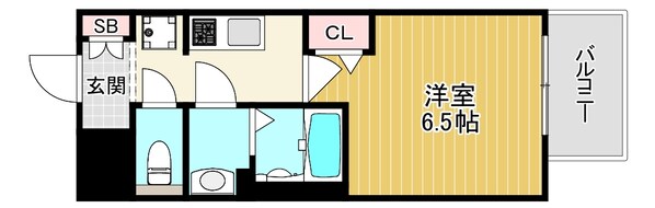 大阪城公園駅 徒歩17分 5階の物件間取画像